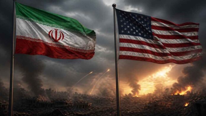 Juru Bicara Kementerian Luar Negeri Iran Esmaeil Baghaei menyampaikan keterangan mengenai hubungan Iran dan Amerika Serikat dalam konferensi pers di Teheran.