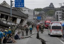 Gempa M7,1 Guncang Jepang, Kemlu Sampaikan Kabar WNI di Kumamoto Gempa magnitudo 7,1 mengguncang Kumamoto, Jepang. KBRI Tokyo memastikan seluruh WNI di wilayah terdampak dalam kondisi aman.
